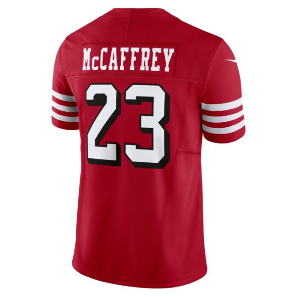 Men’s San Francisco 49ers Christian McCaffrey Nike Scarlet Vapor F.U.S.E. Limited Jersey