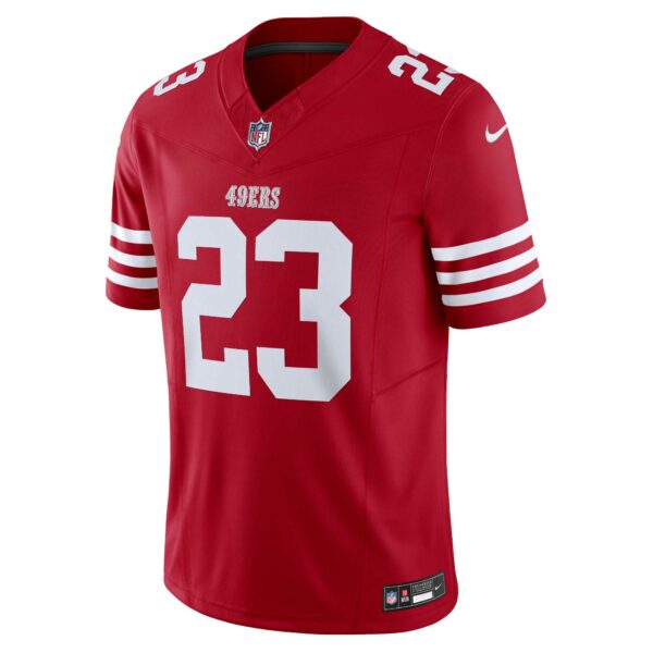 Men’s San Francisco 49ers Christian McCaffrey Nike Scarlet Vapor F.U.S.E. Limited Jersey