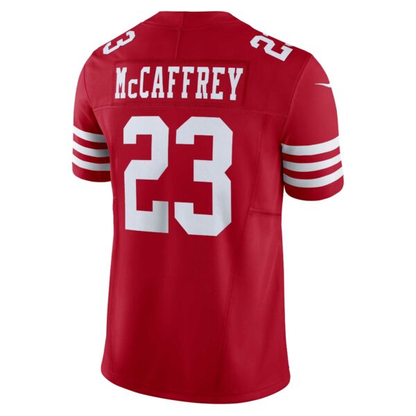 Men’s San Francisco 49ers Christian McCaffrey Nike Scarlet Vapor F.U.S.E. Limited Jersey