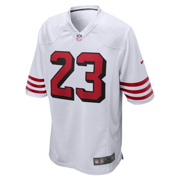 Men’s San Francisco 49ers Christian McCaffrey Nike White Game Jersey