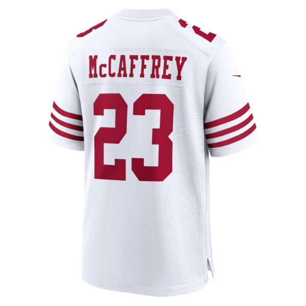 Men’s San Francisco 49ers Christian McCaffrey Nike White Game Player Jersey