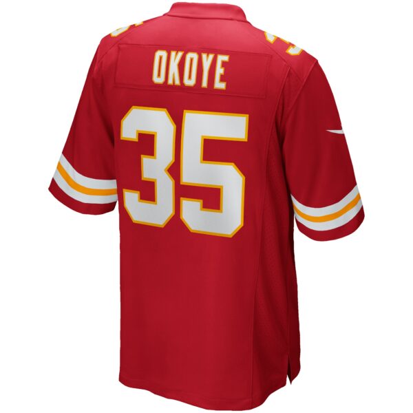 Men’s Kansas City Chiefs Christian Okoye Nike Red Game Retired Player Jersey