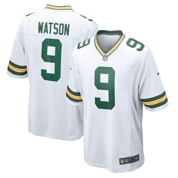 Men’s Green Bay Packers Christian Watson Nike White Game Jersey