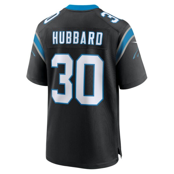 Men’s Carolina Panthers Chuba Hubbard Nike Black Team Game Jersey