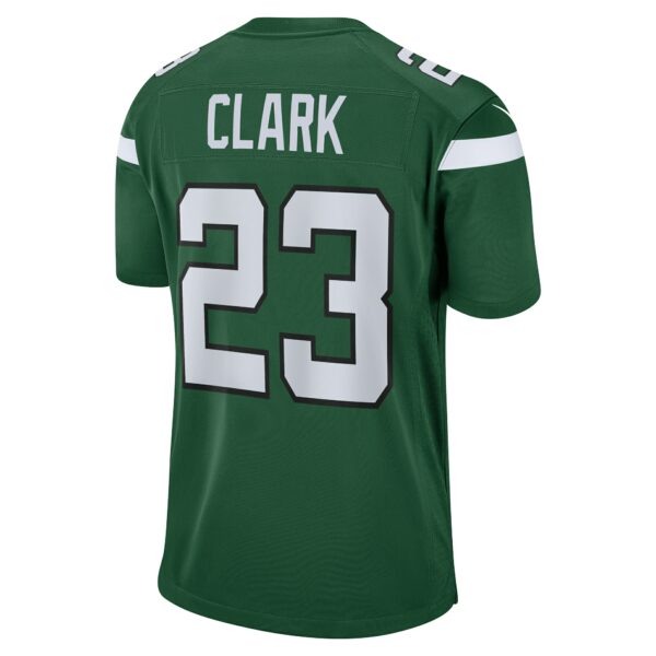 Men’s New York Jets Chuck Clark Nike Gotham Green Team Game Jersey