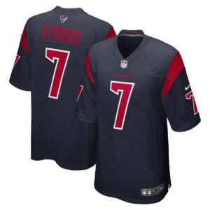 Men's Houston Texans C.J. Stroud Nike Navy Alternate Game Jersey