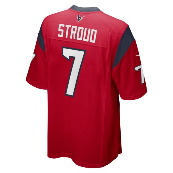 Men’s Houston Texans CJ Stroud Nike Red 2023 NFL Draft First Round Pick Alternate Game Jersey