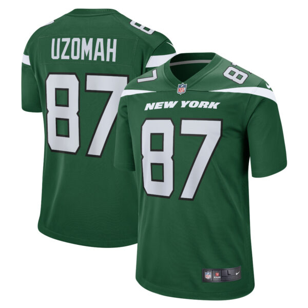 Men’s New York Jets C.J. Uzomah Nike Gotham Green Player Game Jersey