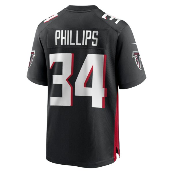 Men’s Atlanta Falcons Clark Phillips III Nike Black Team Game Jersey