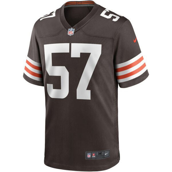 Men’s Cleveland Browns Clay Matthews Nike Brown Game Retired Player Jersey