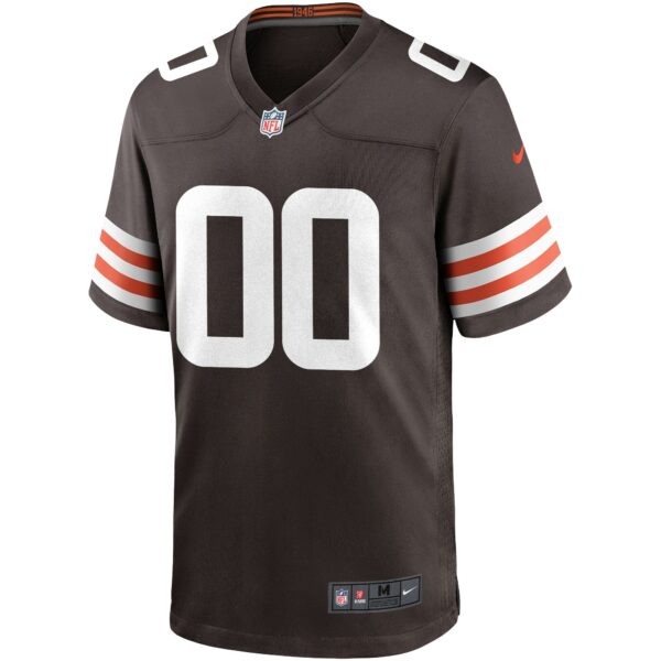 Men’s Nike Cleveland Browns Brown Custom Game Jersey