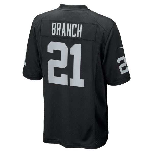 Men’s Las Vegas Raiders Cliff Branch Nike Black Retired Player Game Jersey