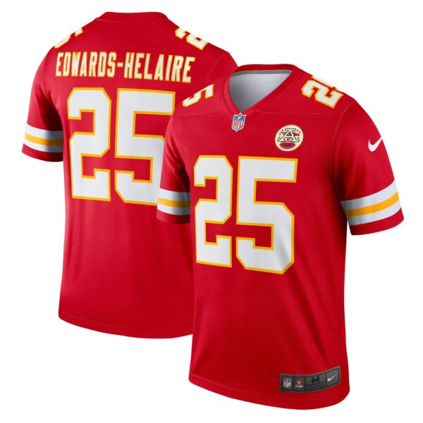 Men’s Kansas City Chiefs Clyde Edwards-Helaire Nike Red Legend Jersey