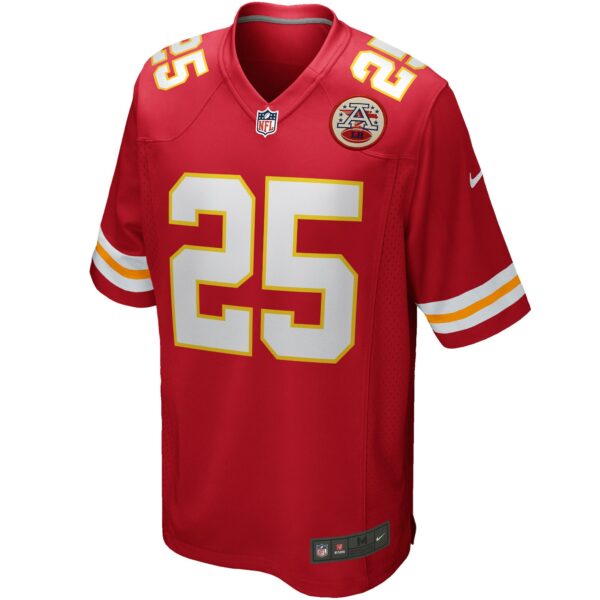 Men’s Kansas City Chiefs Clyde Edwards-Helaire Nike Red Player Game Jersey