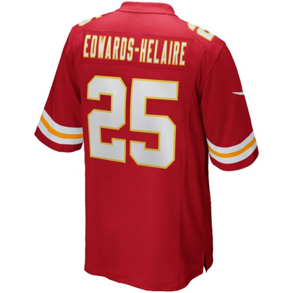 Men’s Kansas City Chiefs Clyde Edwards-Helaire Nike Red Player Game Jersey