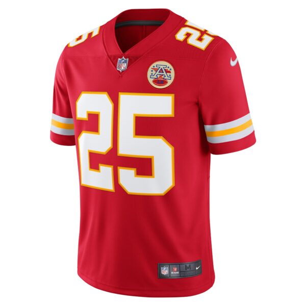 Men’s Kansas City Chiefs Clyde Edwards-Helaire Nike Red Vapor Limited Jersey