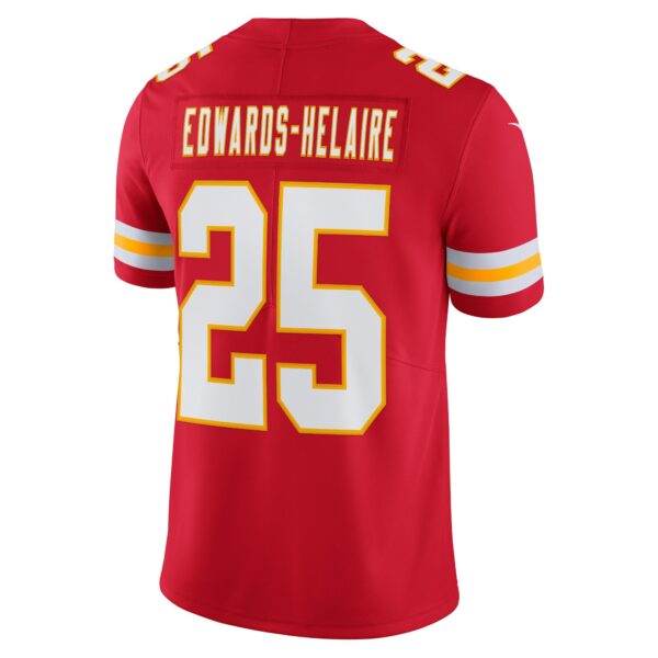 Men’s Kansas City Chiefs Clyde Edwards-Helaire Nike Red Vapor Limited Jersey