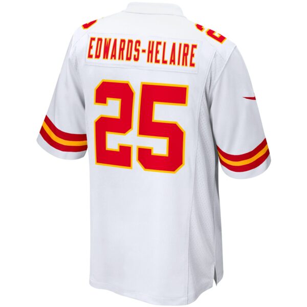 Men’s Kansas City Chiefs Clyde Edwards-Helaire Nike White Game Jersey