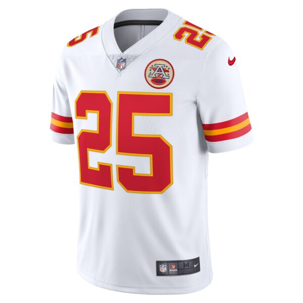 Men’s Kansas City Chiefs Clyde Edwards-Helaire Nike White Vapor Limited Jersey