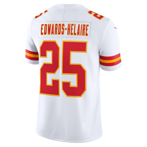 Men’s Kansas City Chiefs Clyde Edwards-Helaire Nike White Vapor Limited Jersey