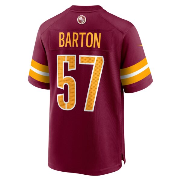 Men’s Washington Commanders Cody Barton Nike Burgundy Game Player Jersey