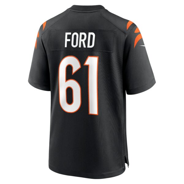 Men’s Cincinnati Bengals Cody Ford Nike Black Game Jersey