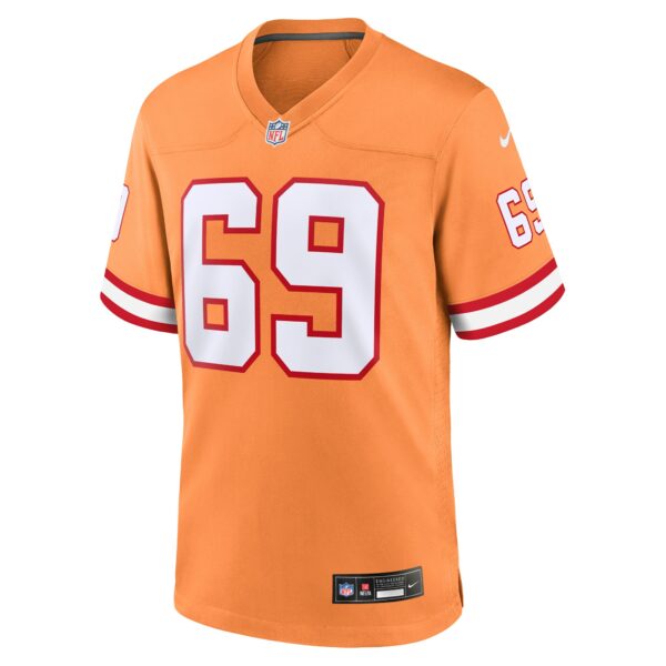 Men’s Tampa Bay Buccaneers Cody Mauch Nike Orange Throwback Game Jersey