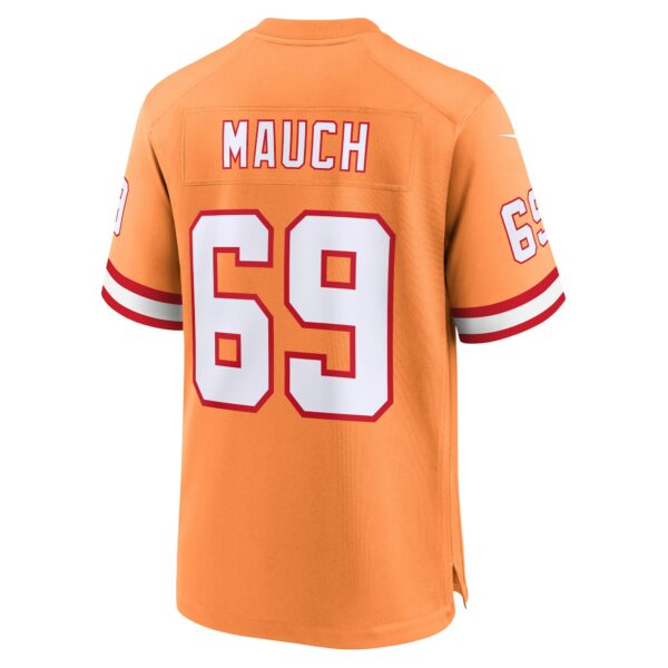 Men’s Tampa Bay Buccaneers Cody Mauch Nike Orange Throwback Game Jersey