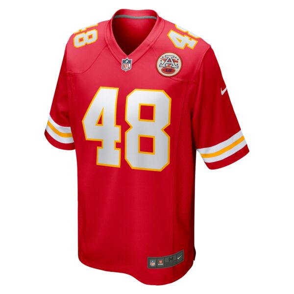 Men’s Kansas City Chiefs Cole Christiansen Nike Red Game Player Jersey