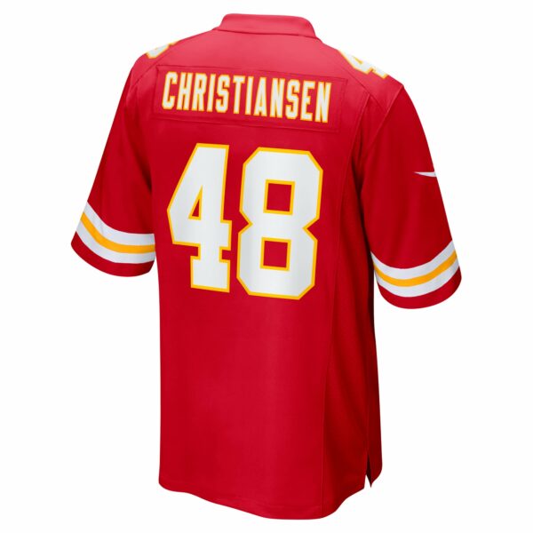 Men’s Kansas City Chiefs Cole Christiansen Nike Red Game Player Jersey