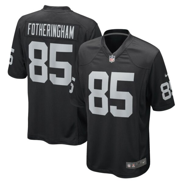 Men’s Las Vegas Raiders Cole Fotheringham Nike Black Game Player Jersey