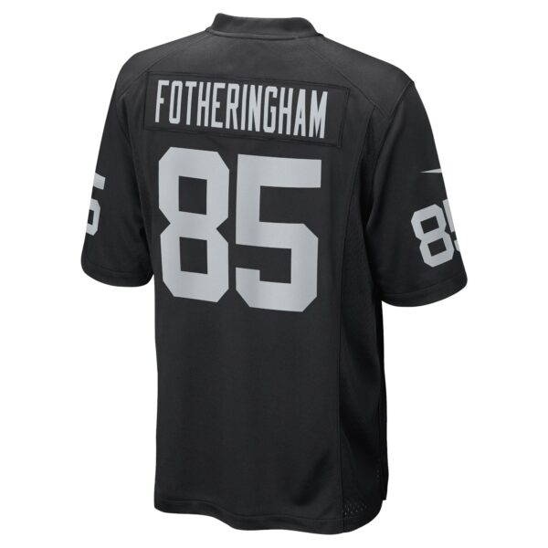 Men’s Las Vegas Raiders Cole Fotheringham Nike Black Game Player Jersey