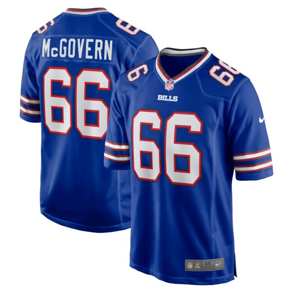 Men’s Buffalo Bills Connor McGovern Nike Royal Game Player Jersey