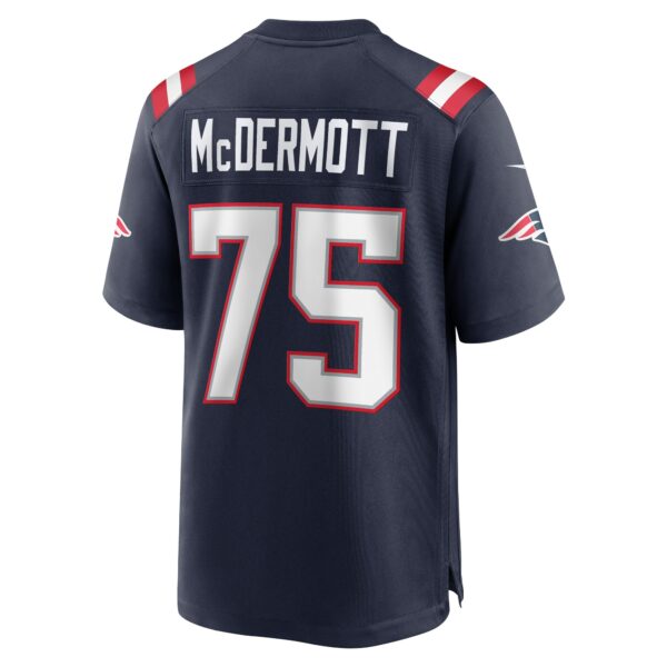 Men’s New England Patriots Conor McDermott Nike Navy Home Game Player Jersey