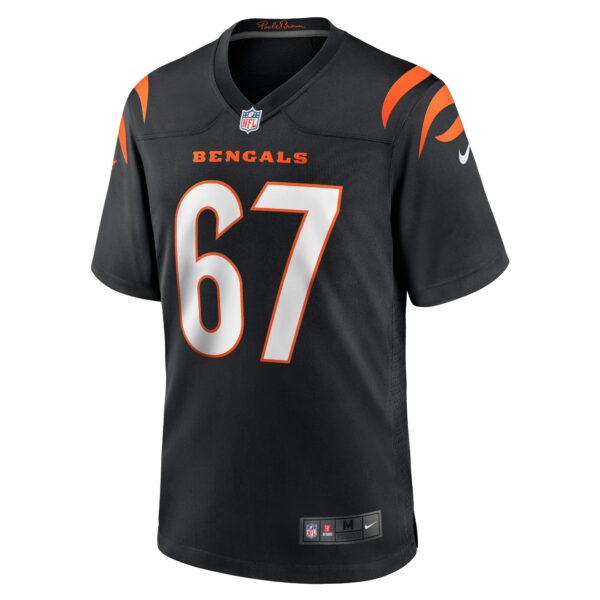 Men’s Cincinnati Bengals Cordell Volson Nike Black Game Player Jersey