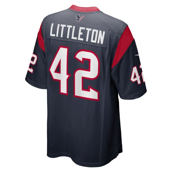 Men’s Houston Texans Cory Littleton Nike Navy Game Player Jersey