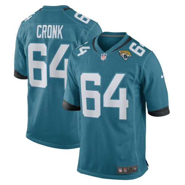 Men’s Jacksonville Jaguars Coy Cronk Nike Teal Game Player Jersey