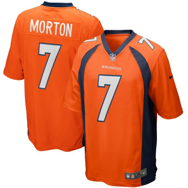 Men’s Denver Broncos Craig Morton Nike Orange Game Retired Player Jersey