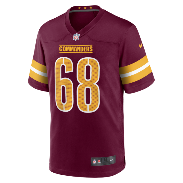 Men’s Washington Commanders Curtis Brooks Nike Burgundy Game Jersey