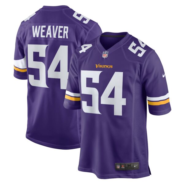 Men’s Minnesota Vikings Curtis Weaver Nike Purple Home Game Jersey