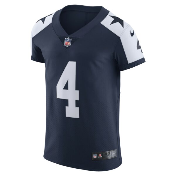 Men’s Dallas Cowboys Dak Prescott Nike Navy Alternate Vapor Elite Player Jersey