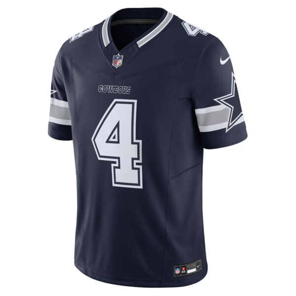 Men’s Dallas Cowboys Dak Prescott Nike Navy Vapor F.U.S.E. Limited Jersey