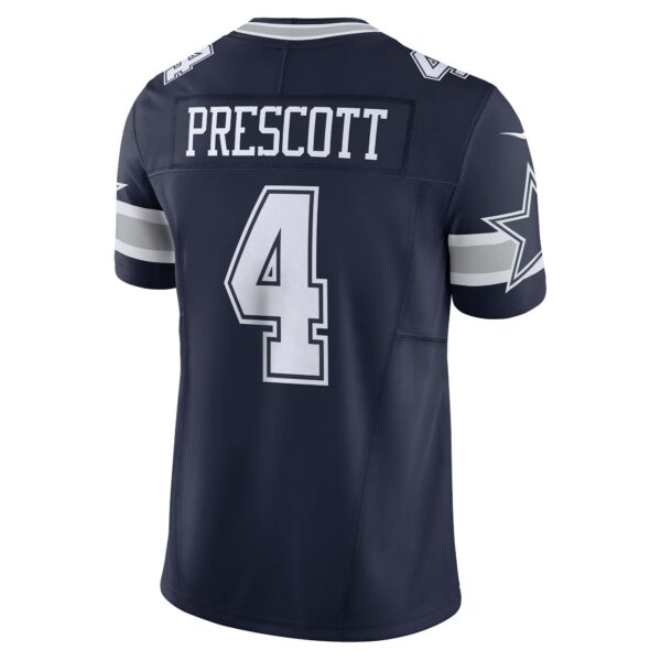 Men’s Dallas Cowboys Dak Prescott Nike Navy Vapor F.U.S.E. Limited Jersey