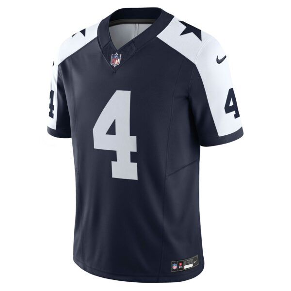 Men’s Dallas Cowboys Dak Prescott Nike Navy Vapor F.U.S.E. Limited Jersey