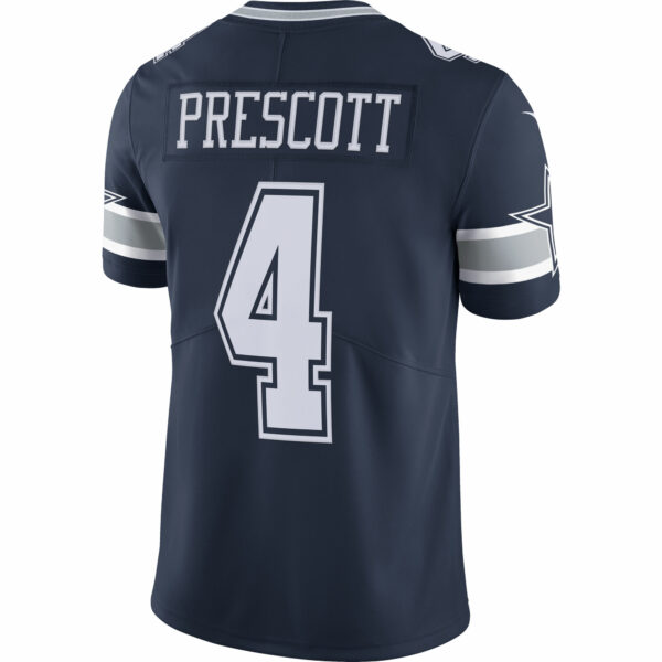 Men’s Dallas Cowboys Dak Prescott Nike Navy Vapor Limited Player Jersey