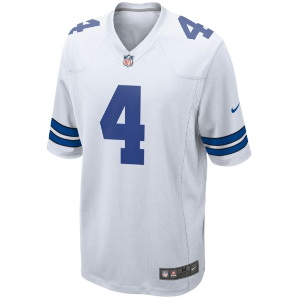 Men’s Dallas Cowboys Dak Prescott Nike White Game Team Jersey