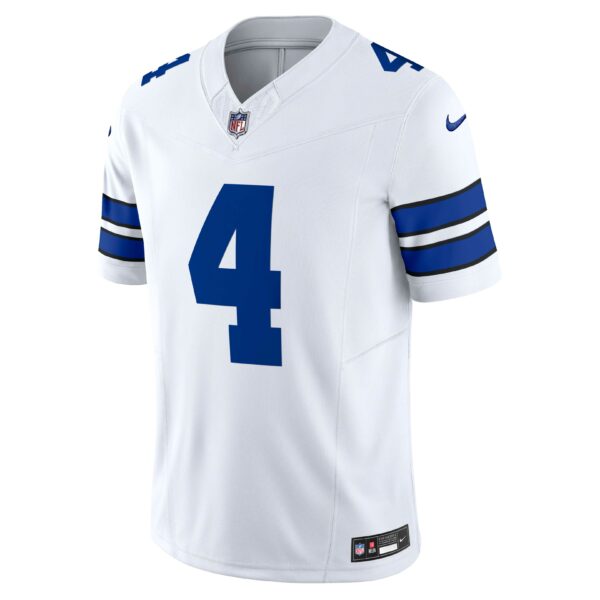 Men’s Dallas Cowboys Dak Prescott Nike White Vapor F.U.S.E. Limited Jersey