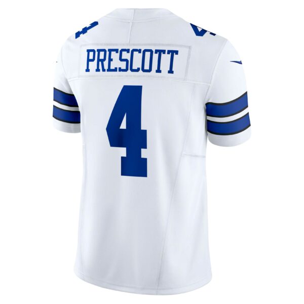 Men’s Dallas Cowboys Dak Prescott Nike White Vapor F.U.S.E. Limited Jersey