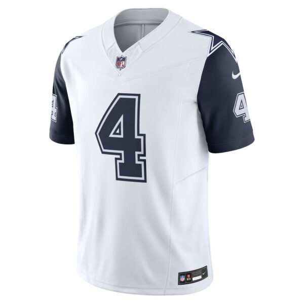 Men’s Dallas Cowboys Dak Prescott Nike White Vapor F.U.S.E. Limited Jersey