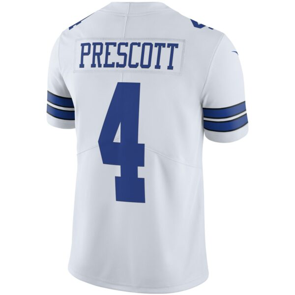 Men’s Dallas Cowboys Dak Prescott Nike White Vapor Limited Player Jersey